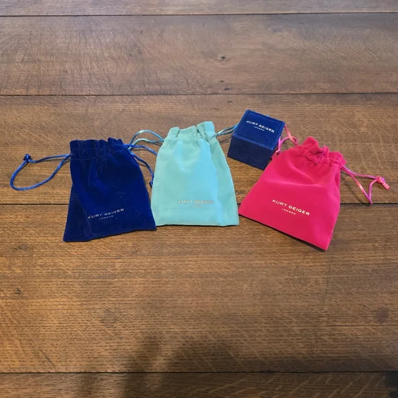 Kurt Geiger FULL SET Rainbow & Gold Eagle Ring, Earrings, Necklace, & Bracelet